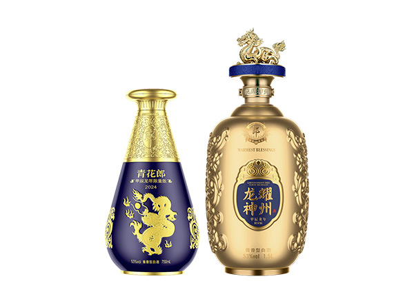 吉林​青花郎酒龙年生肖酒回收