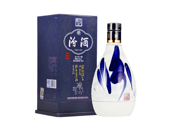 吉林回收青花汾酒30年杏花村汾30三十年汾酒青花瓷