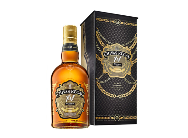 吉林芝华士15年回收Chivas Regal XV Balmain巴尔曼联名限定版700ml苏格兰调配型威士忌洋酒行情价格