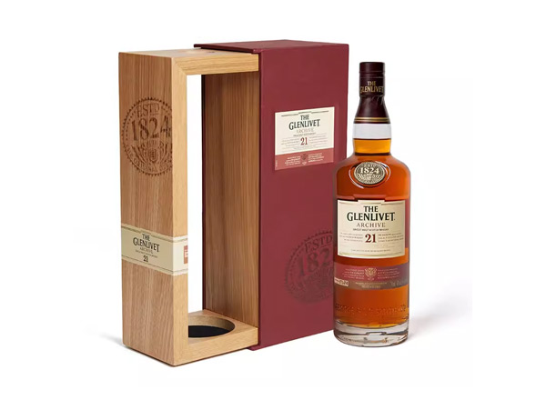 吉林上门收购格兰威特21年陈酿威士忌回收The Glenlivet Archive洋酒行情价格