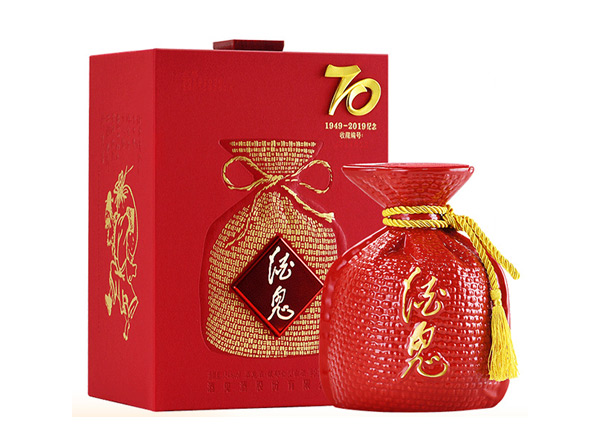 吉林回收酒鬼酒红坛70纪念酒1949-2019年收藏酒54度700ml上门收购行情价格