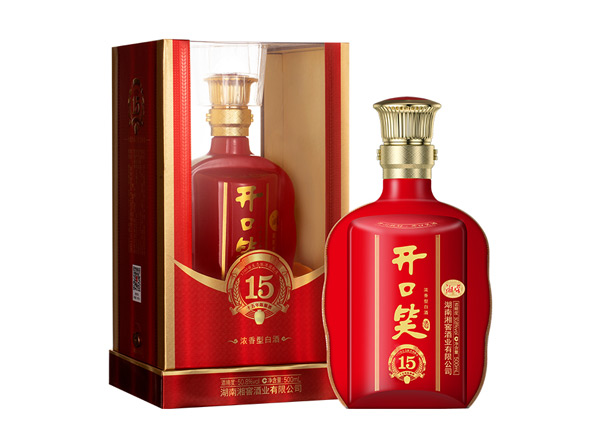 吉林湘窖开口笑15陈酿16回收开口笑酒十五年陈酿酒开口笑15大喜版上门收购价格高