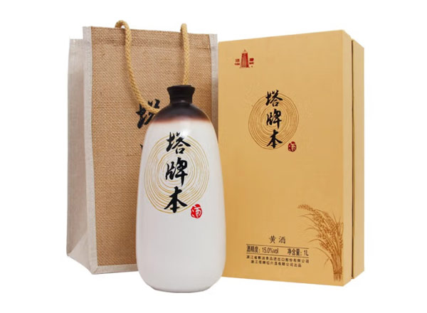 吉林塔牌黄酒回收塔牌本酒500ml/1000ml绍兴黄酒花雕酒礼盒